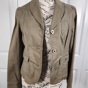 GAP Olive Casual Blazer